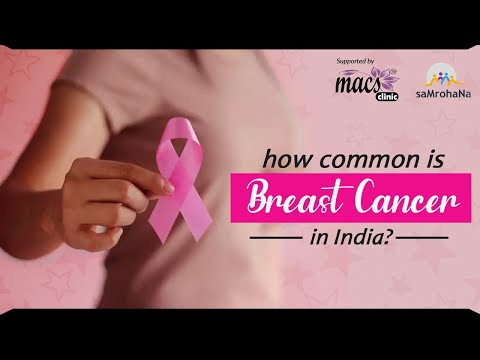 How common is breast cancer in India?