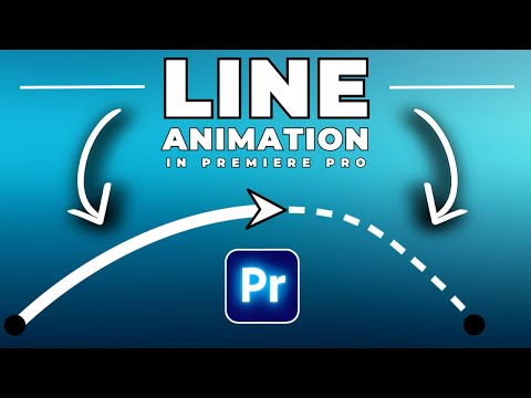How To Animate A CURVED LINE In Premiere Pro