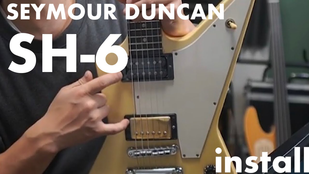 【ギターVlog】ギターのピックアップ交換！！Gibson エクスプローラーにSH-6を