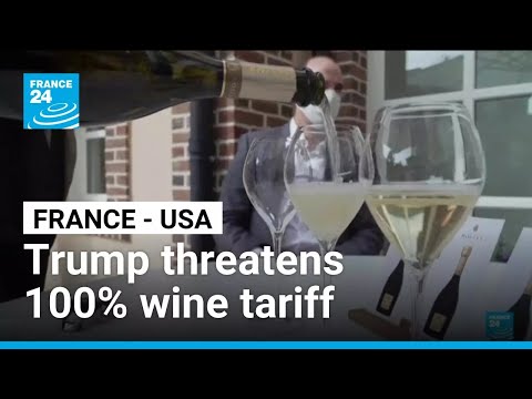 Trump threatens 100% tariff on French wines unless digital tax dropped