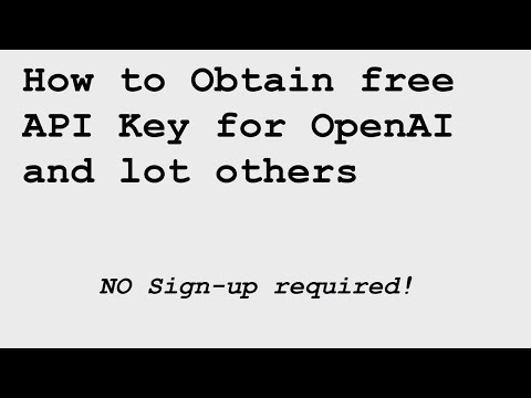 OpenAPI-and-others-API-Keys