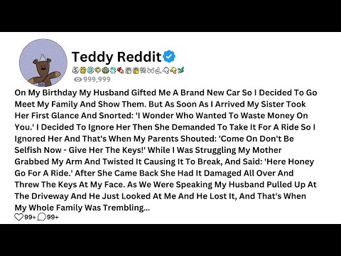 On My Birthday My Husband Gifted Me A Brand New Car So I Decided To Go Meet My Family And Show Them.