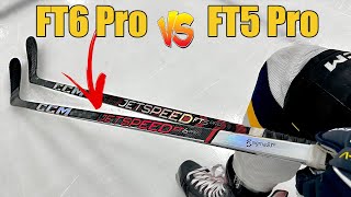 CCM Jetspeed FT6 Pro vs FT5 Pro hockey stick review - What's the differences & which stick is best