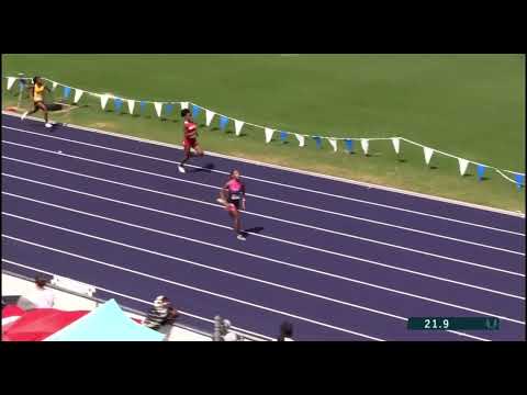 2021 USATF Junior Olympics 13-14 year old Girls 200m (Prelims Heat 2)