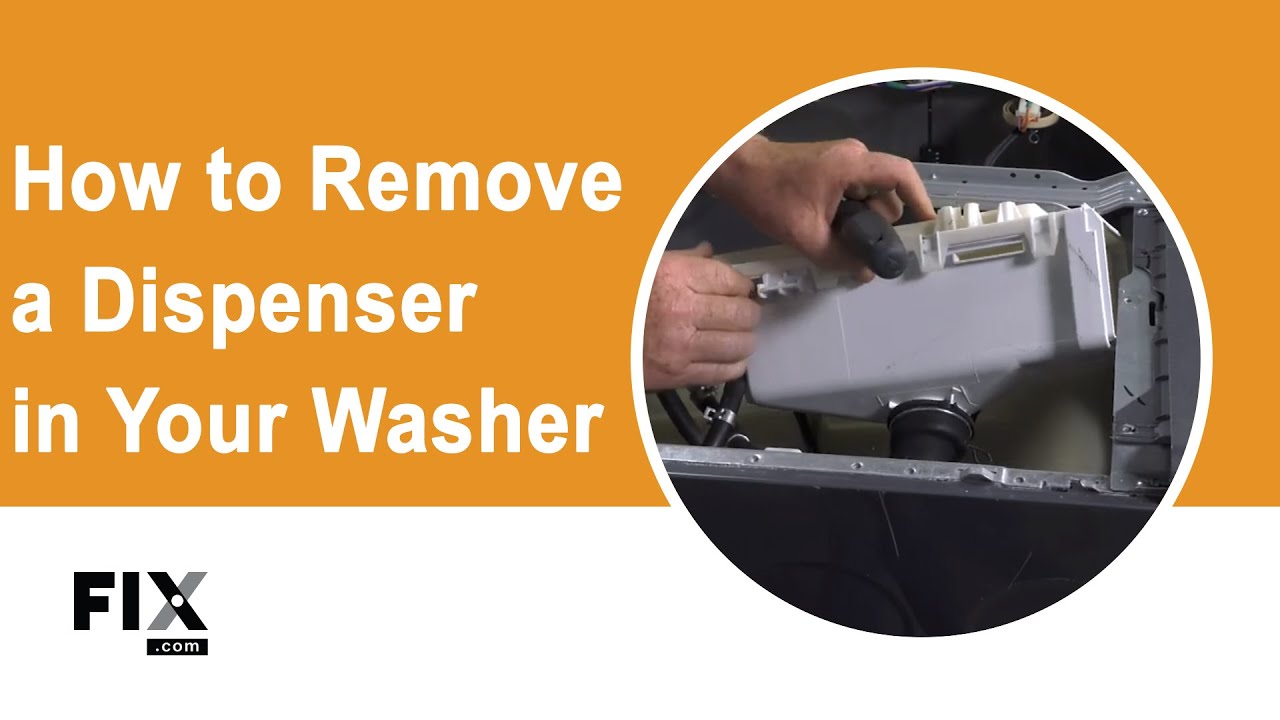 How to Fix a Detergent Dispenser for a Washer That is Leaking