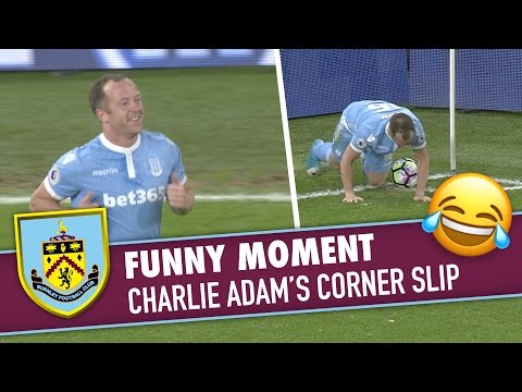 FUNNY | Charlie Adam Slips Taking Corner