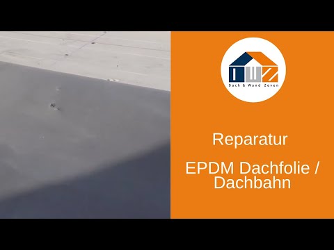 Video: EPDM Dachfolie reparieren – Schäden vor der Verlegung ausbessern