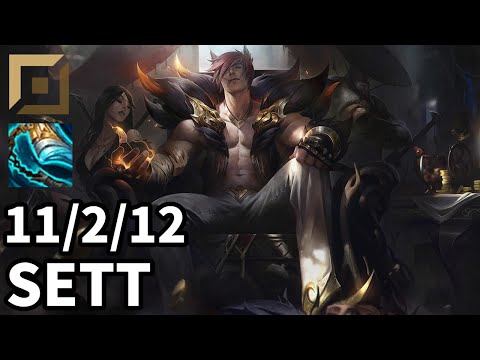 Sett Top vs Cassiopeia - Ranked Grandmaster - Patch KR 12.17