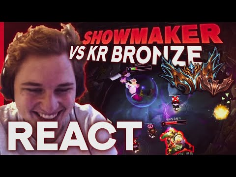 "Ce n'est pas un BRONZE!!" - Pandore Reacts 'Showmaker vs Korean Bronze Mundo 1v1 - Best of LoL KR'