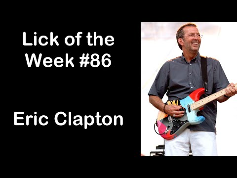 Lick of the Week #86 (Eric Clapton Blues Lick)