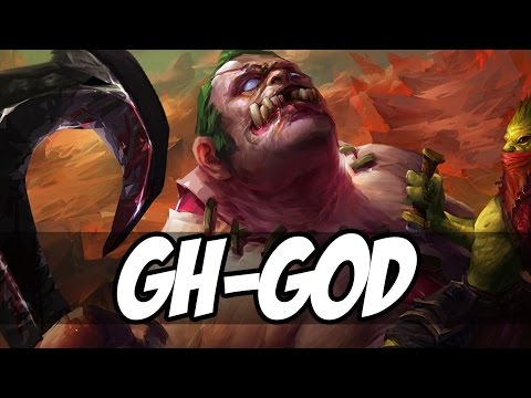 GH-GOD Plays Pudge - Dota 2