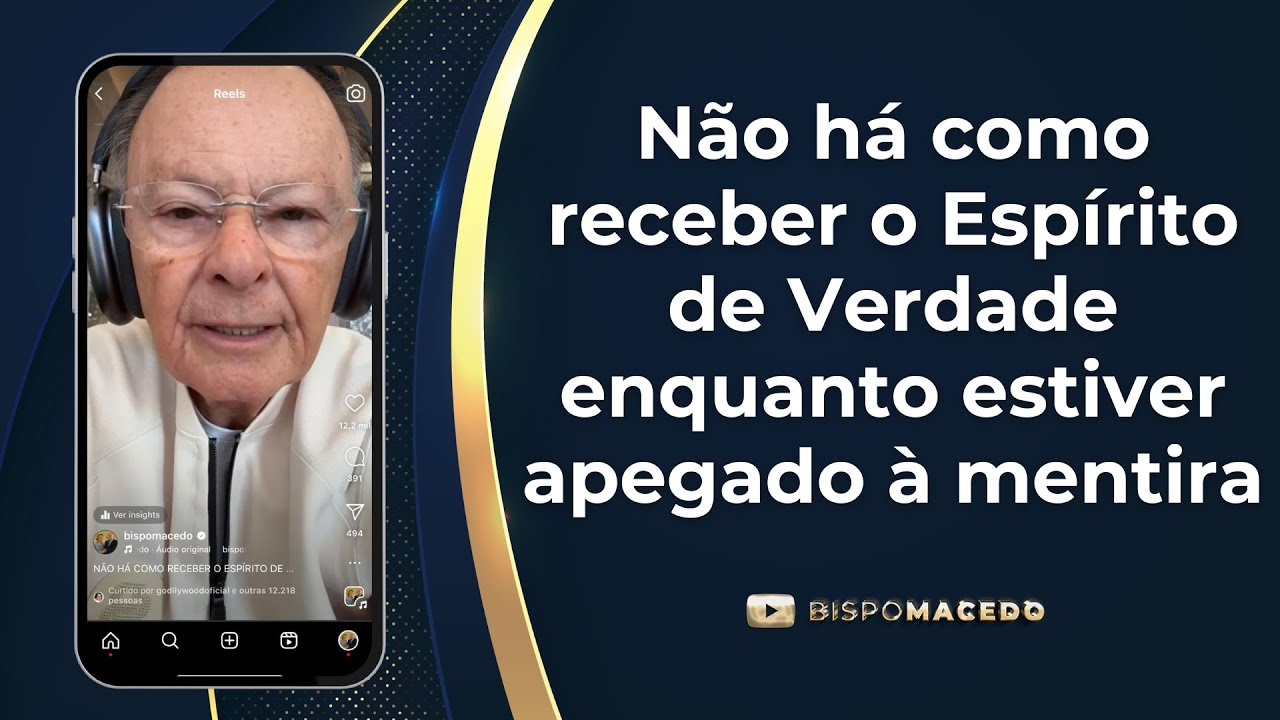 Não há como receber o Espírito de Verdade enquanto estiver apegado à mentira - Meditação 13/08/24