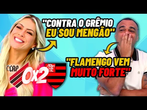 Renata Fan e Denilson SE RENDEM ao MENGÃO após ELIMINAR o ATHLETICO-PR 0X2 FLAMENGO | Jogo Aberto