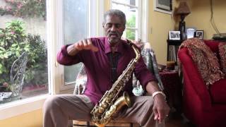 Charles McPherson and his Selmer Mark VI saxophone