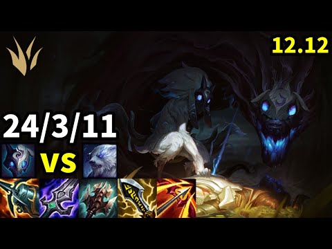 Kindred Jungle vs Volibear - EUW Master | Patch 12.12