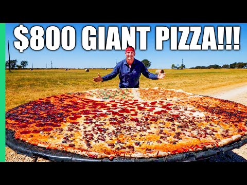 $5 PIZZA VS $800 PIZZA!! Everything is BIGGER in Texas!!!