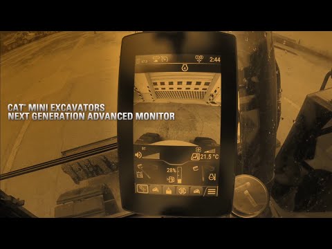 Learn about the Advanced Monitor available for the Next Generation Cat Mini Excavators.