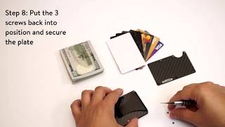 MouZie Card Holder Setup - Money Clip - All in version