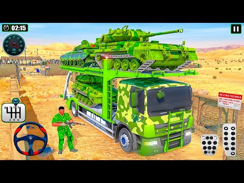 Army Vehicle Transporter Truck Simulator:Army GamePlay Android Game