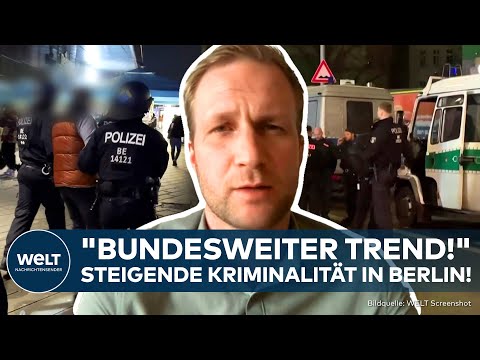 BERLIN: Steigende Kriminalität in der Hauptstadt! Polizeigewerkschaft sieht "bundesweiten Trend"