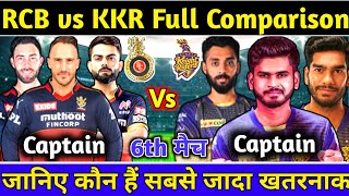 IPL 2022: Full Comparison Between RCB Vs KKR | Head 2 Head | Match Win | Strong & Weak || rcb vs kkr