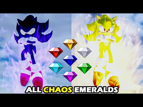 How to get ALL 7 CHAOS EMERALDS in Sonic Advance Chaos V2 [Roblox]