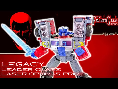 Legacy Leader LASER OPTIMUS PRIME: EmGo's Transformers Reviews N' Stuff
