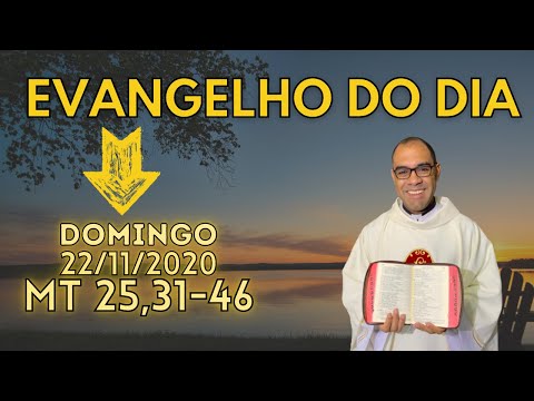EVANGELHO DO DIA –22/11/2020 - HOMILIA DIÁRIA – LITURGIA DE HOJE - EVANGELHO DE HOJE -PADRE GUSTAVO