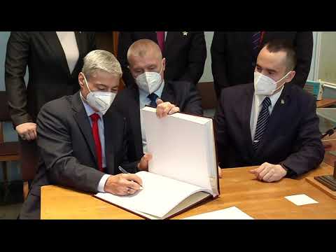 Expedition 65 Soyuz Crew GCTC Museum Visit & Red Square Visit