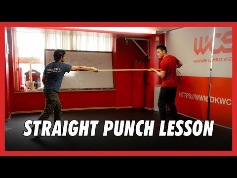 Straight punch lesson - DK Yoo
