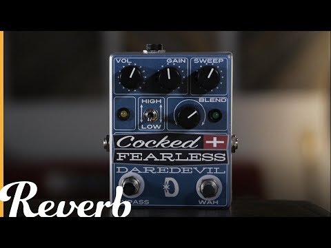 Daredevil Cocked & Fearless Wah / Overdrive / Distortion Guitar Effects Pedal image 4