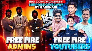 Download lagu FREE FIRE ADMINS VS FREE FIRE YOUTUBERS - BIG CONTROVERSY | FREE FIRE NEW CONTROVERSY | BIG SURPRISE mp3
