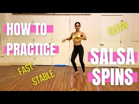 How to Practice Salsa Spins / Clean Fast Stable / Salsa Technique / Free Salsa Class / Salsa Tips