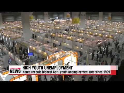Highest jobless rate among young people in April recorded since 1999   4월 청년실업률