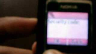 how to unlock nokia 1112 security code