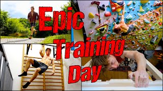 Epic Day : 5 Hours of Training fueled by Vegan Calories ! | Rock Climbing Workout Motivation by Mani the Monkey