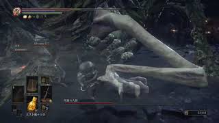 【DARK SOULS 3】装備重量100％超え縛りカンスト攻略ボス撃破シーン！＃3！呪腹の大樹戦！