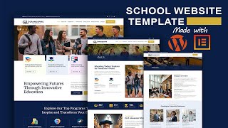 How to Create a University Website Using WordPress & Elementor (FREE F