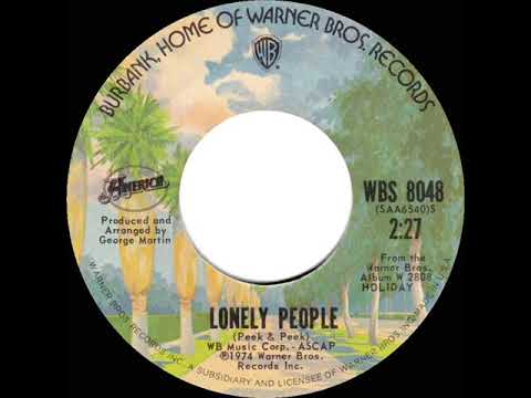 1975 HITS ARCHIVE: Lonely People - America (stereo 45--#1 A/C)