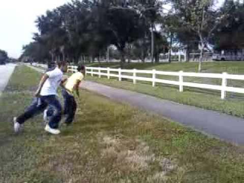 Trying to jump a fence