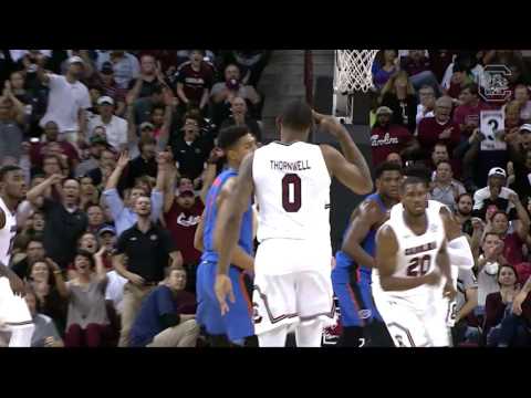 HIGHLIGHTS: Men's Basketball Defeats Florida 57-53 (1/18/17)