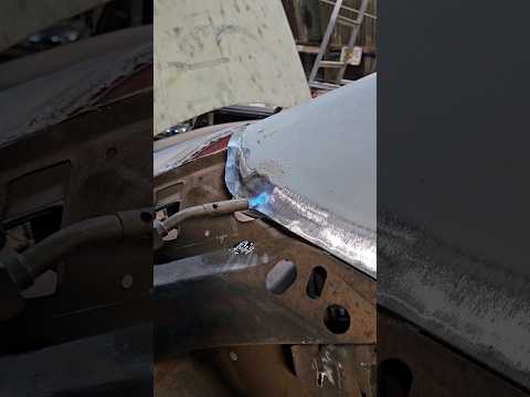Quarter Panel Lead #shorts #rust #restoration #bodywork #car #mopar #plymouth #dodge  #jjspeedshop