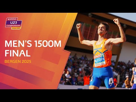 Men's 1500m Final | Full Replay | Bergen 2025 U23 Championships