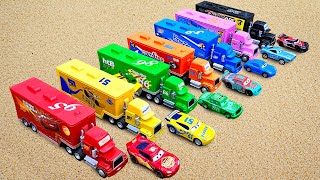 Rescue  Lightning Mcqueen Truck Toys From The Sand Pits | Toys Car Story