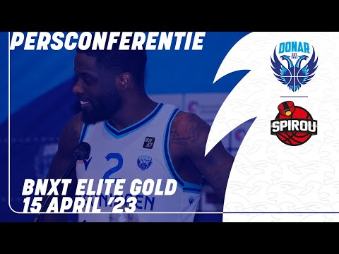 Persconferentie Donar vs. Spirou Charleroi