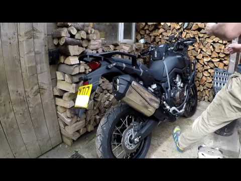 Africa Twin Remus Okami with baffle out #ruggedroads