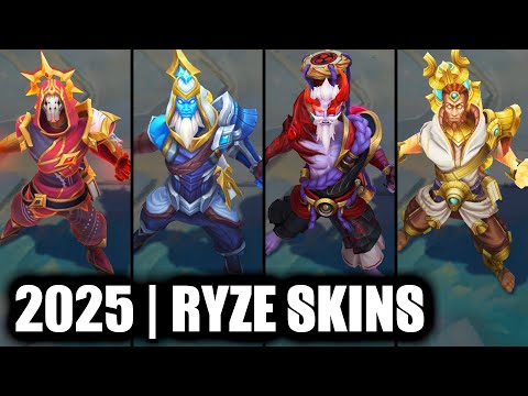 ALL RYZE SKINS SPOTLIGHT 2025 | League of Legends