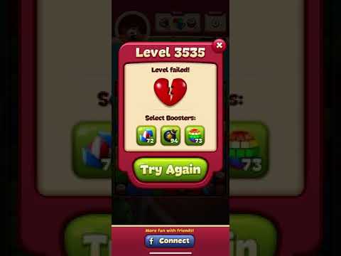 Toon Blast Level 3535 - No Boosts - 3 Stars