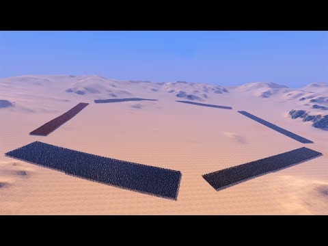 UEBS - 5K SPARTANS vs 5K ROMANS vs 5K PERSIANS vs 5K KNIGHTS vs 5K SPEARMANS vs 5K FOOTMANS FFA