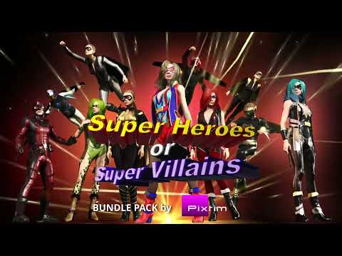 Super Heroes or Super Villains BUNDLE pack
